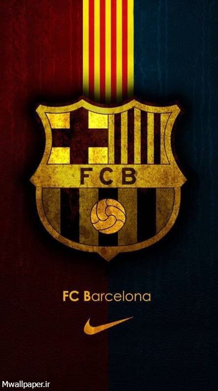 پس زمینه موبایل لوگوی بارسلونا