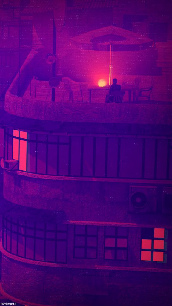 عکس بنفش ساده