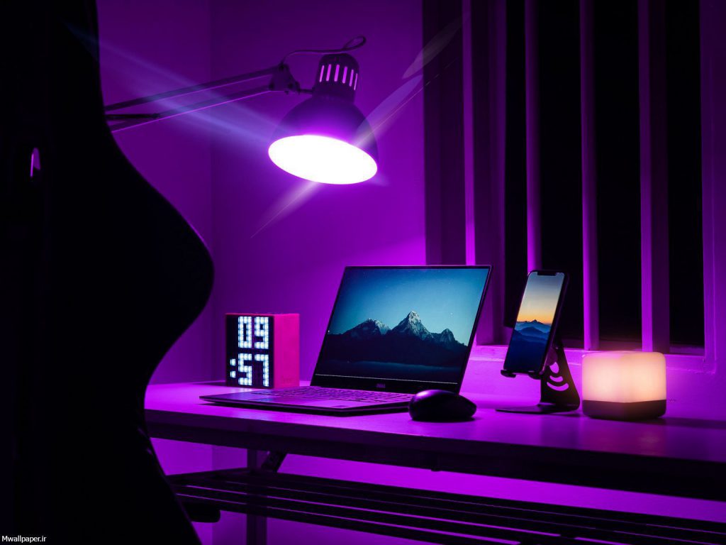 عکس خفن عکس بک گراند بنفش شاخ