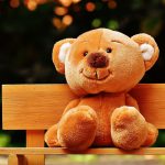 والپیپر کیوت خرس عروسکی برای موبایل