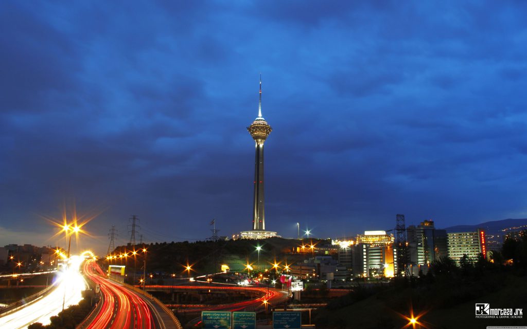 عکس بک گراند برج میلاد در تهران