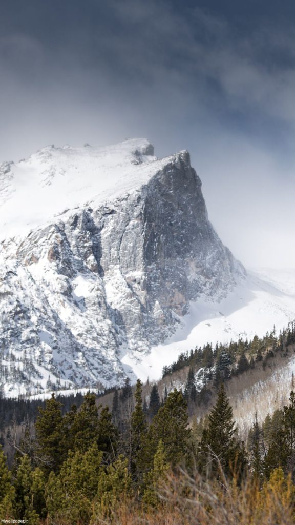 عکس قله Hallett در امریکای شمالی برای پس زمینه موبایل