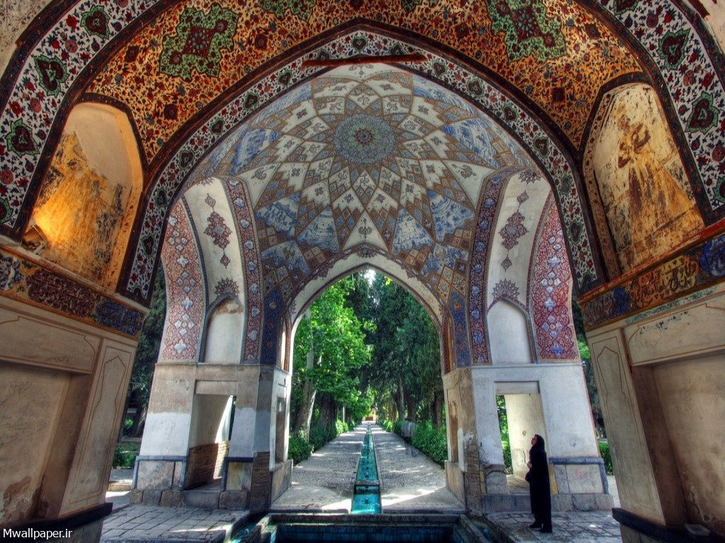 والپیپر باغ فین کاشان Fin Garden Kashan Iran