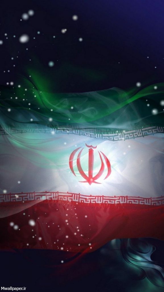 والپیپر موبایل پرچم ایران با طرح فانتزی