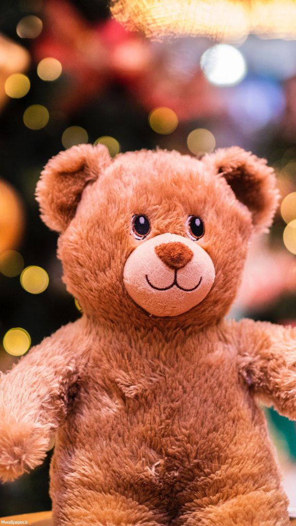 والپیپر کیوت بچه خرس تدی برای موبایل