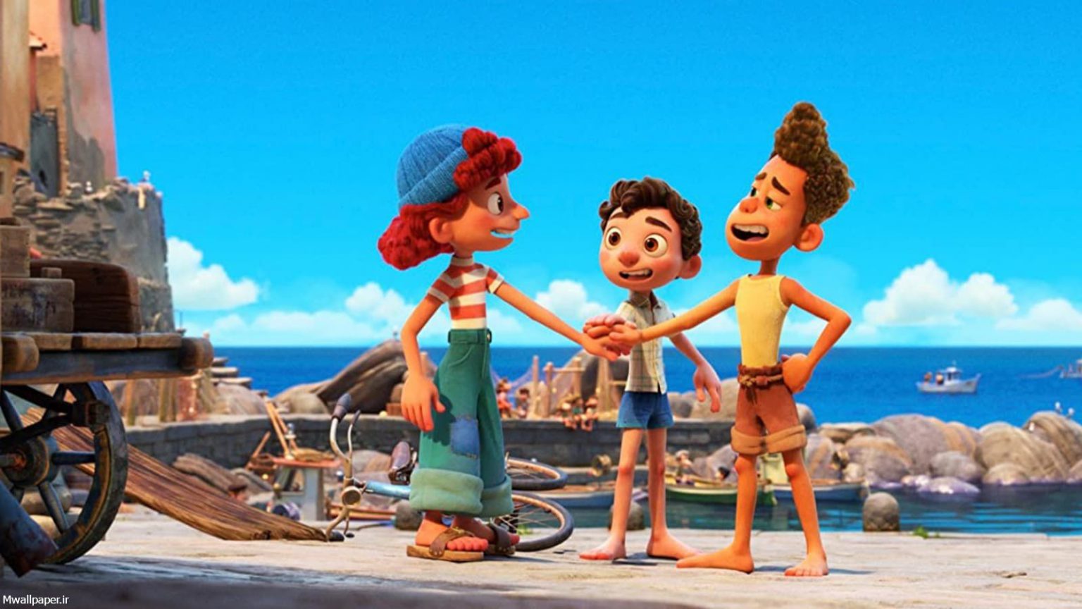 والپیپرهای انیمیشن لوکا | عکسهای باکیفیت از شخصیت های کارتون Luca (2021)