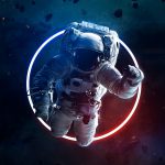 عکس فضانورد با کیفیت 4k