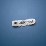 والپیپر 4k با متن نوشته Be Original
