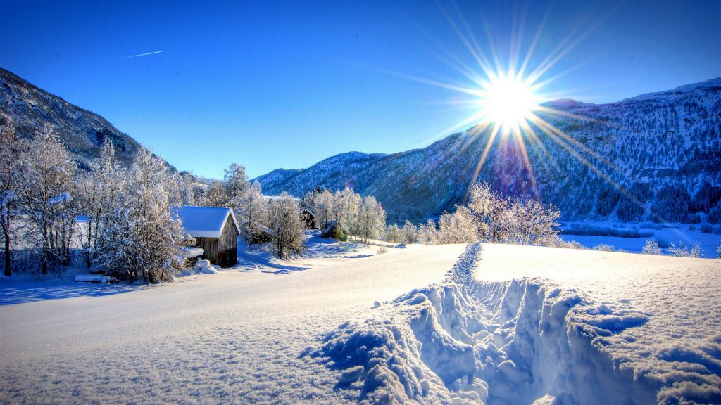 عکس با کیفیت طبیعت زمستانی