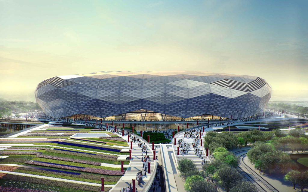 عکس پس زمینه ورزشگاه قطر
