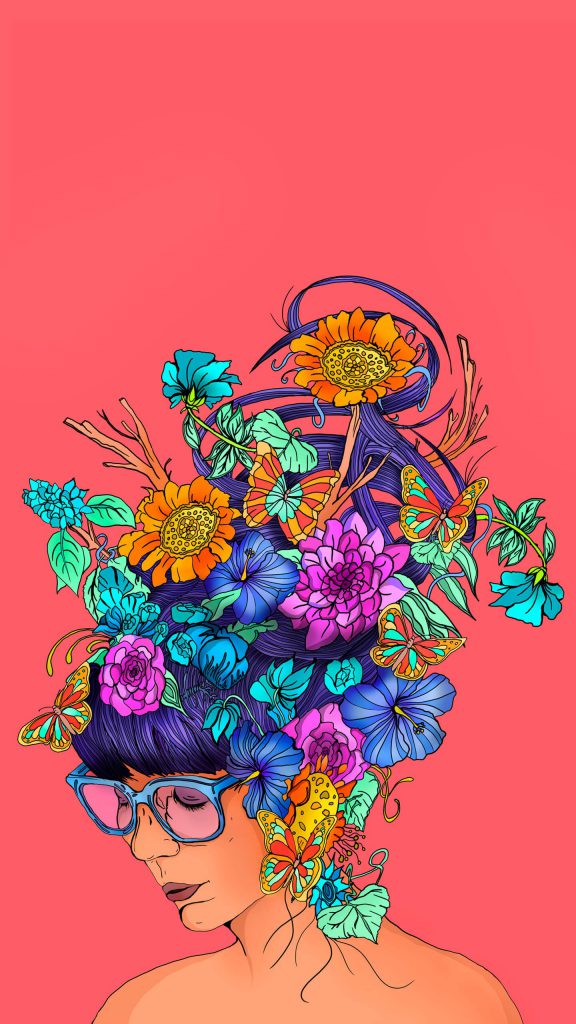  بک گراند دخترونه زیبا