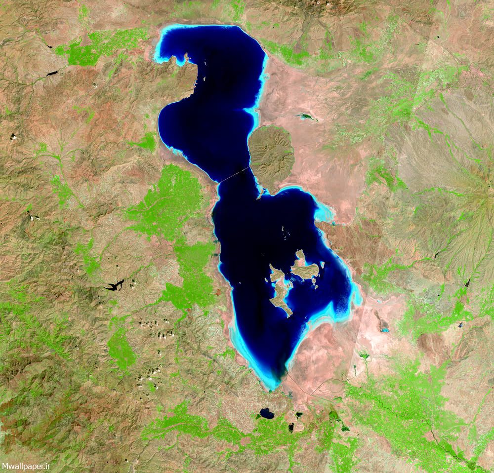 عکس استوری دریاچه ارومیه