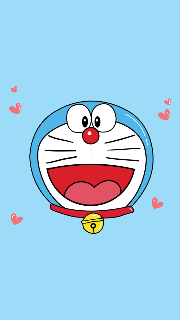 Doraemon Cute Minimal Wallpaper