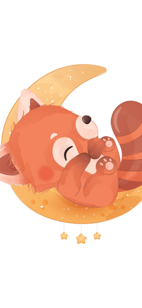 والپیپر کیوت بچه روباه کارتونی