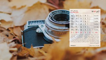 والپیپرهای تقویم آبان 1404